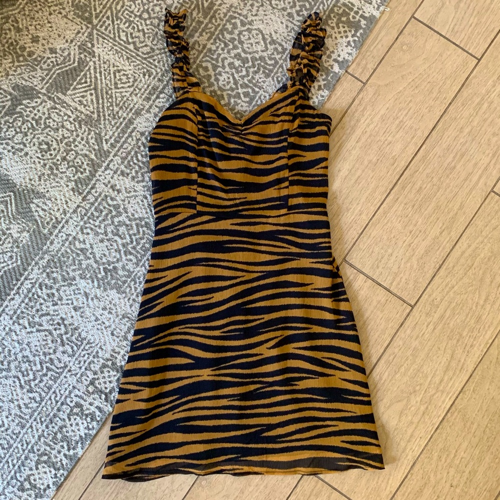 All in Favor - Tiger Print Dress XS